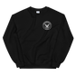 USS Bunker Hill (CG-52) 1988-89 Deployment Sweatshirt – front view, black