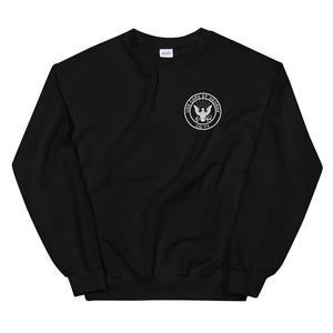 USS Cape St. George (CG-71) 2008 MED Unisex Sweatshirt – front view, black