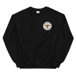 USS Essex (CVS-9) Ship's Crest Sweatshirt – front view, black