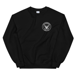 USS Sampson (DDG-102) 2009-10 MAIDEN DEPLOYMENT Unisex Sweatshirt – front view, black