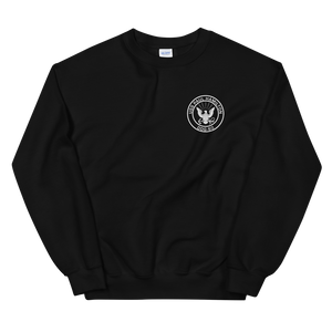 USS Paul Hamilton (DDG-60) 1996-97 MAIDEN DEPLOYMENT Unisex Sweatshirt – front view, black