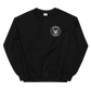 USS Milius (DDG-69) 1998 MAIDEN DEPLOYMENT Unisex Sweatshirt – front view, black