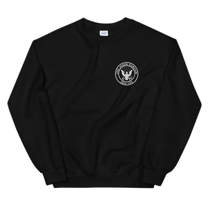 USS Jason Dunham (DDG-109) 2012 MAIDEN DEPLOYMENT Unisex Sweatshirt – front view, black