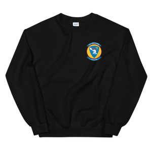 VFA-106 Gladiators Squadron Crest Unisex Sweatshirt – front view, black