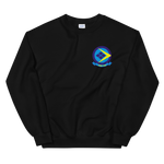 VFA-146 Blue Diamonds Squadron Crest Unisex Sweatshirt – front view, black