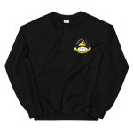 VFA-115 Eagles Squadron Crest Unisex Sweatshirt – front view, black