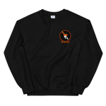 VFA-147 Argonauts Squadron Crest Unisex Sweatshirt – front view, black
