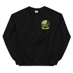HSC-11 Dragonslayers Squadron Crest Unisex Sweatshirt – front view, black