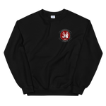 HSM-40 Airwolves Squadron Crest Unisex Sweatshirt – front view, black