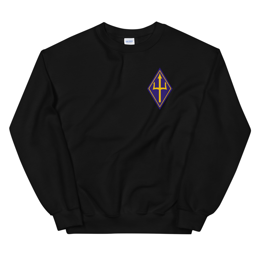 VP-26 Tridents Squadron Crest Sweatshirt – front view, black