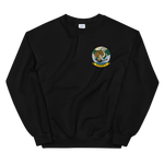 VP-8 Fighting Tigers Squadron Crest Sweatshirt – front view, black