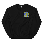 VP-4 The Skinny Dragons Crest Sweatshirt – front view, black