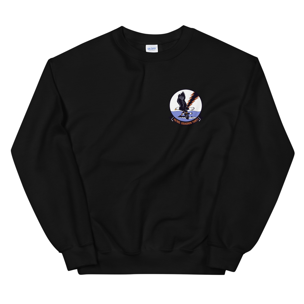 VP-30 Pro's Nest Squadron Crest Sweatshirt – front view, black