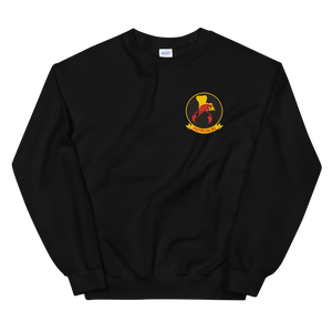 VP-94 Crawfisher's Squadron Crest Sweatshirt – front view, black