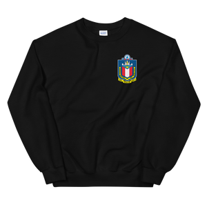USS Austin (LPD-4) 2002-03 Cruise Sweatshirt – front view, black