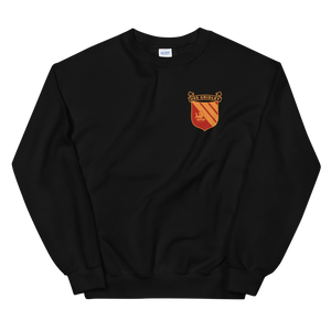 USS Gridley (CG-21) Ship's Crest Sweatshirt – front view, black