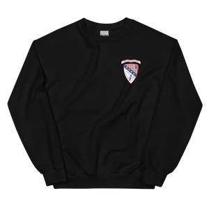 USS Chicago (CG-11) Ship's Crest Sweatshirt - Blue – front view, black