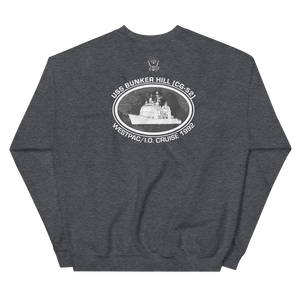 USS Bunker Hill (CG-52) 1992 Deployment Sweatshirt