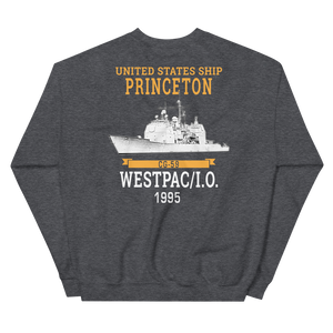 USS Princeton (CG-59) 1995 WESTPAC/IO Unisex Sweatshirt