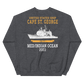 USS Cape St. George (CG-71) 2003 MED/IO Unisex Sweatshirt – back view, heather