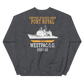USS Port Royal (CG-73) 2001-02 WESTPAC/IO Unisex Sweatshirt – back view, heather