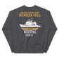 USS Bunker Hill (CG-52) 2006-07 WESTPAC Unisex Sweatshirt – back view, heather