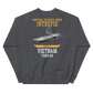 USS Intrepid (CVS-11) 1968-69 Vietnam Sweatshirt – back view, heather