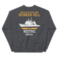 USS Bunker Hill (CG-52) 1993-94 WESTPAC Unisex Sweatshirt – back view, heather