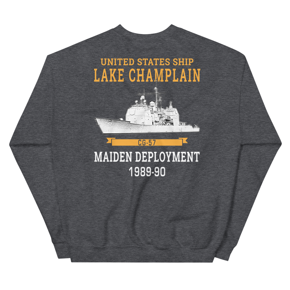 USS Lake Champlain (CG-57) 1989-90 Unisex Sweatshirt