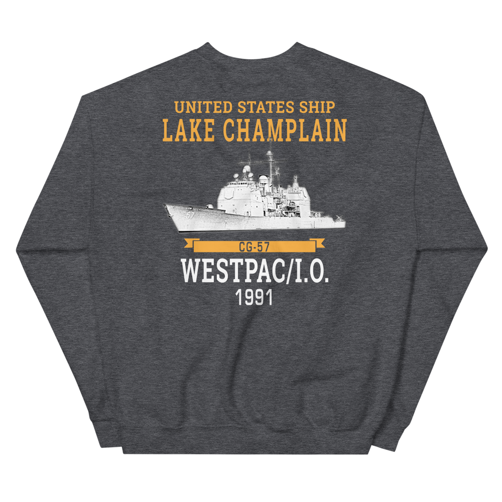 USS Lake Champlain (CG-57) 1991 Unisex Sweatshirt