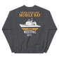 USS Mobile Bay (CG-53) 2012 Deployment Sweatshirt – back view, heather