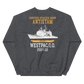 USS Antietam (CG-54) 2001-02 Deployment Sweatshirt – back view, heather
