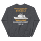 USS Monterey (CG-61) 1995-96 Unisex Sweatshirt – back view, heather