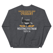 Load image into Gallery viewer, USS Oriskany (CVA-34) 1973-74 WESTPAC/VIETNAM Unisex Sweatshirt