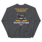 USS Oriskany (CVA-34) 1971 WESTPAC/VIETNAM Unisex Sweatshirt – back view, heather