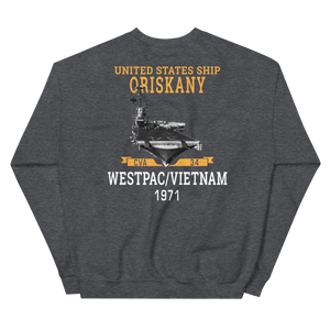 USS Oriskany (CVA-34) 1971 WESTPAC/VIETNAM Unisex Sweatshirt
