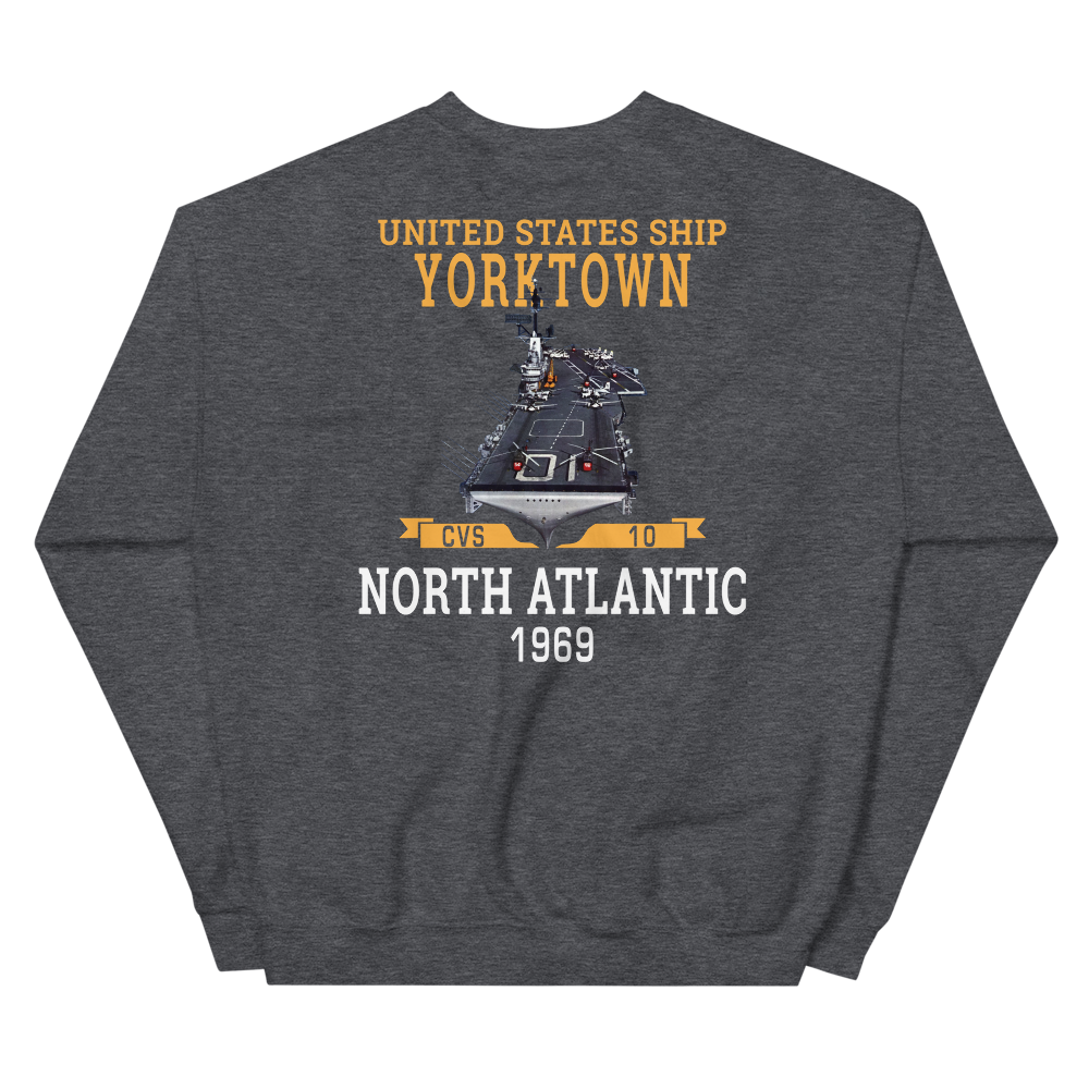 USS Yorktown (CVS-10) 1969 NORTH ATLANTIC Unisex Sweatshirt