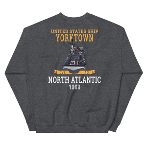 USS Yorktown (CVS-10) 1969 NORTH ATLANTIC Unisex Sweatshirt