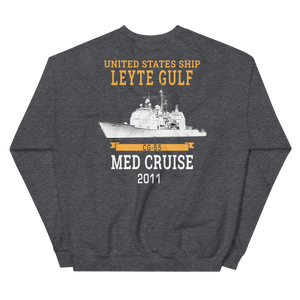USS Leyte Gulf (CG-55) 2011 Deployment Sweatshirt
