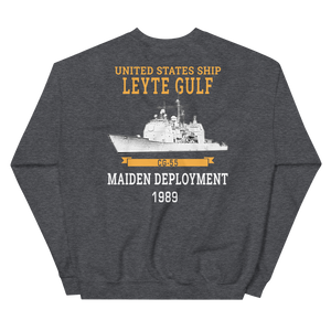 USS Leyte Gulf (CG-55) 1989 Deployment Sweatshirt