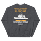 USS Leyte Gulf (CG-55) 1990-91 Deployment Sweatshirt – back view, heather