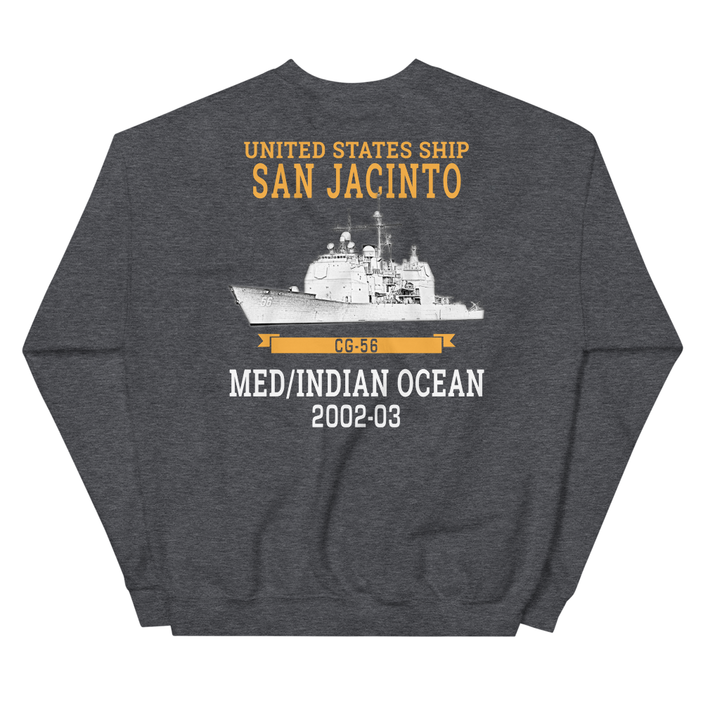 USS San Jacinto (CG-56) 2002-03 Deployment Sweatshirt