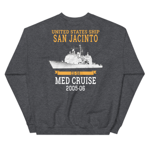 USS San Jacinto (CG-56) 2005-06 Deployment Sweatshirt