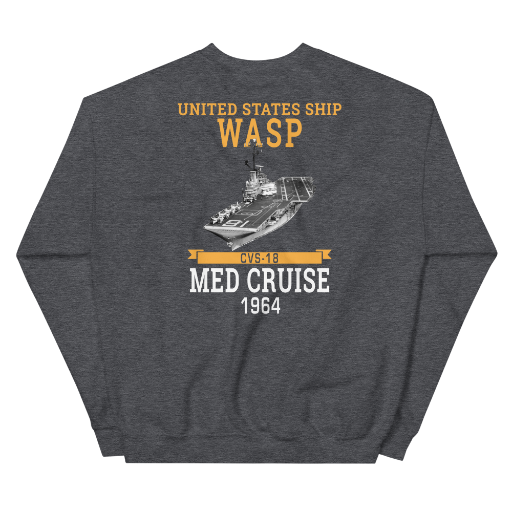 USS Wasp (CVS-18) 1964 MED Unisex Sweatshirt