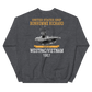 USS Bonhomme Richard (CVS-31) 1967 WESTPAC/VIETNAM Unisex Sweatshirt – back view, heather