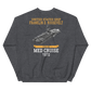 USS Franklin D. Roosevelt (CVA-42) 1970 MED CRUISE Sweatshirt – back view, heather
