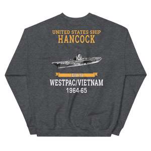 USS Hancock (CVA-19) 1964-65 WESTPAC/VIETNAM Unisex Sweatshirt