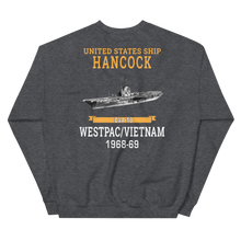 Load image into Gallery viewer, USS Hancock (CVA-19) 1969-70 WESTPAC/VIETNAM Unisex Sweatshirt