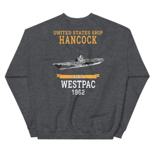 Load image into Gallery viewer, USS Hancock (CVA-19) 1962 WESTPAC Unisex Sweatshirt