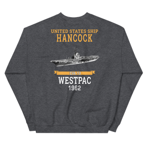 USS Hancock (CVA-19) 1962 WESTPAC Unisex Sweatshirt